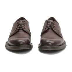 Deer Leather Lace-Up Dress Shoes