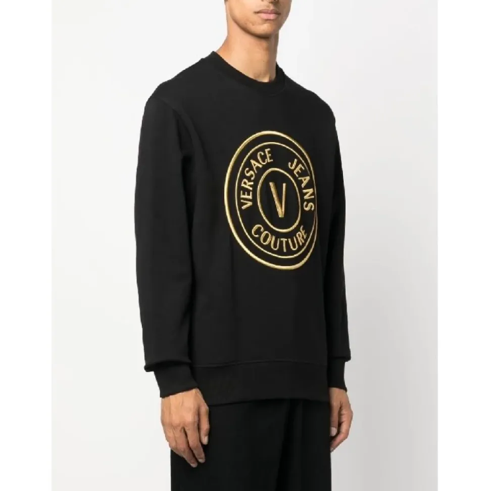 3D Embro Sweater Black/Gold Men
