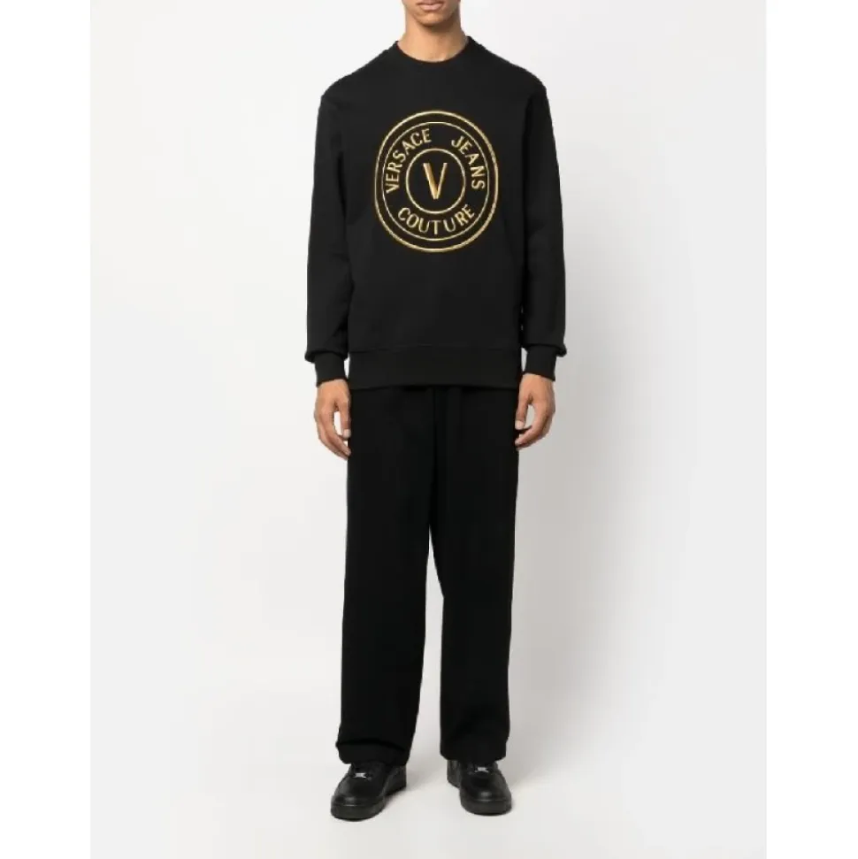 3D Embro Sweater Black/Gold Men