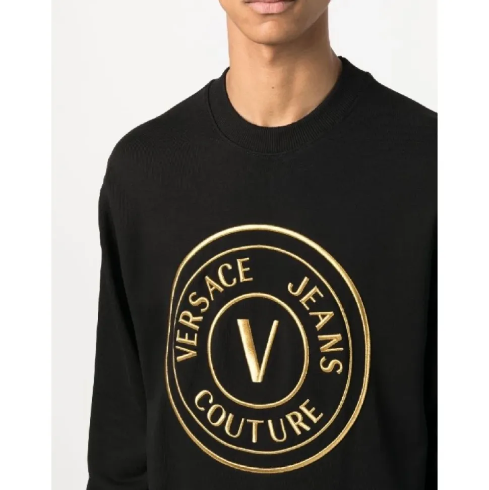 3D Embro Sweater Black/Gold Men
