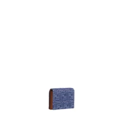 Denim Business Card Holder with Cover