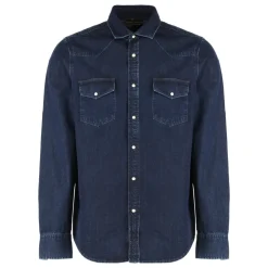 Denim Shirt with Two Pockets