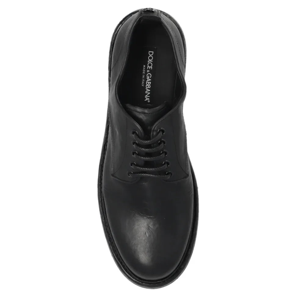 Derby type shoes