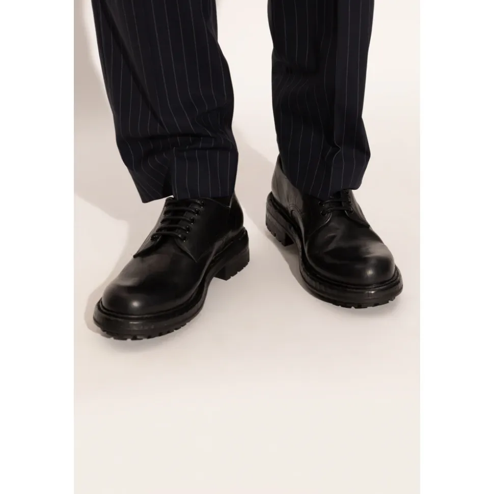 Derby type shoes