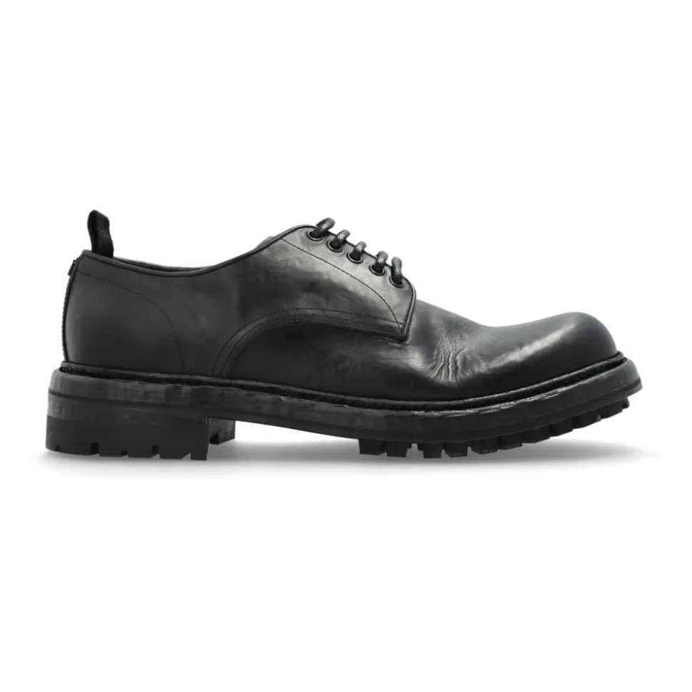 Derby type shoes