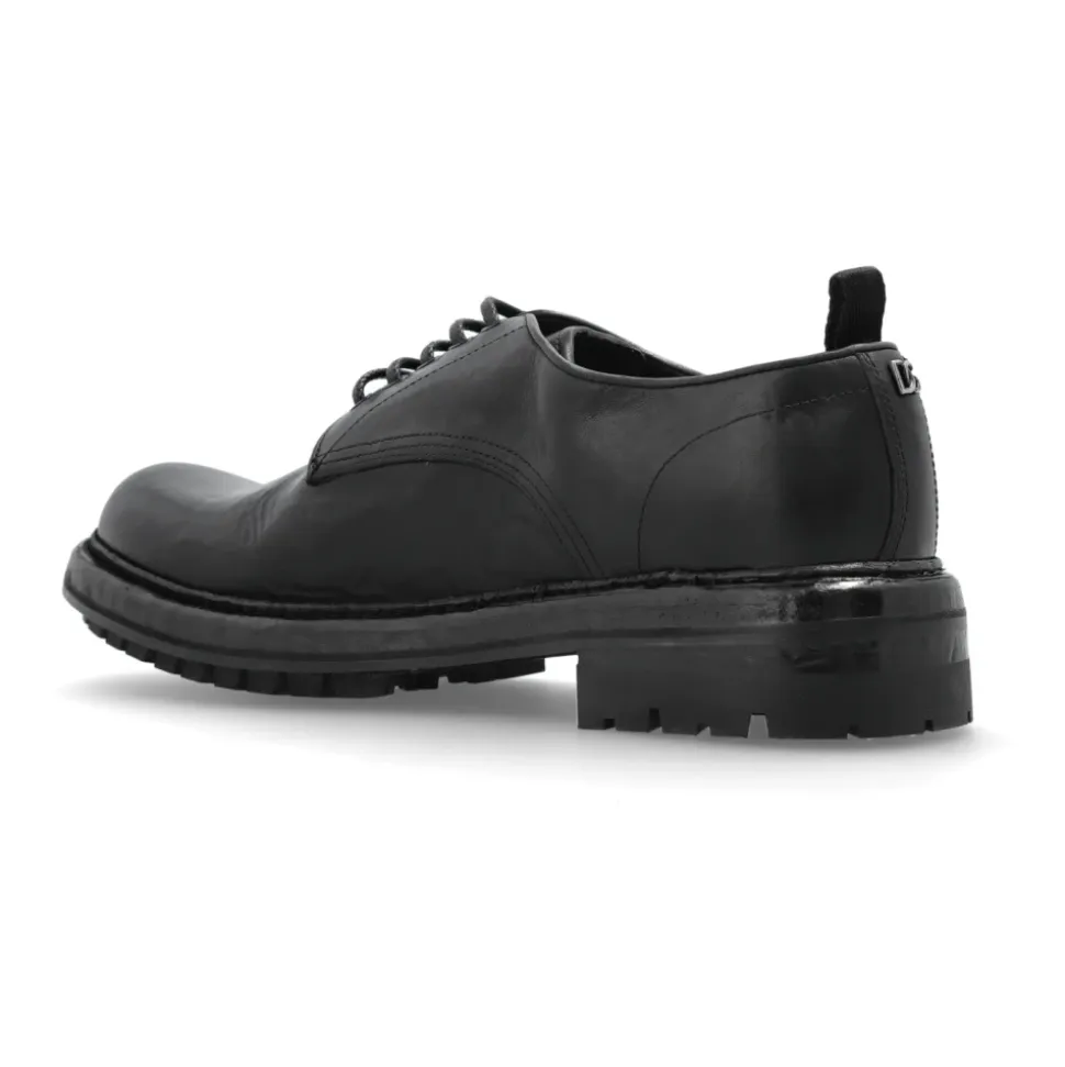 Derby type shoes