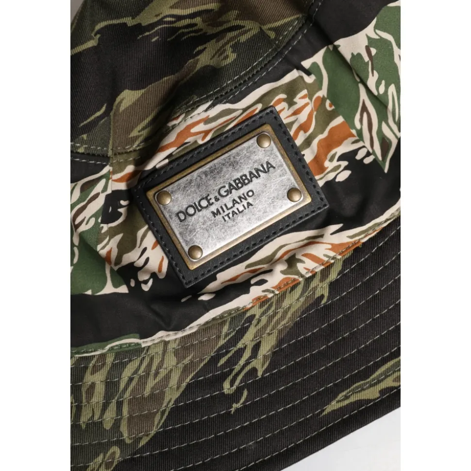 DG Plaque Wide Brim Bucket Hat