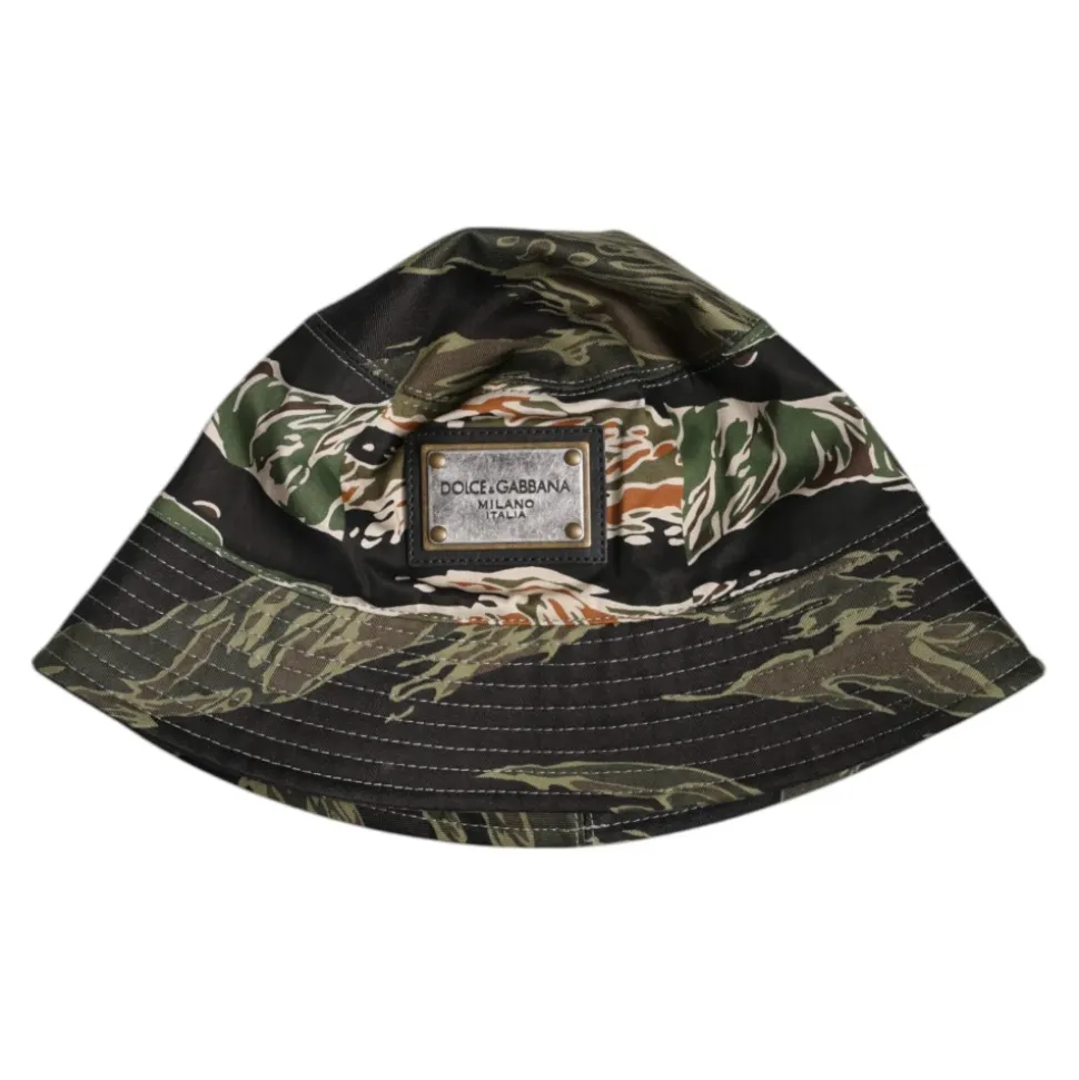 DG Plaque Wide Brim Bucket Hat