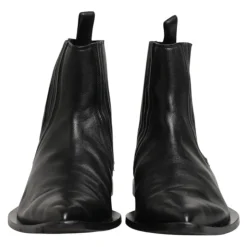 Dolce & Gabbana Black Chelsea Men Short Ankle Boots Shoes