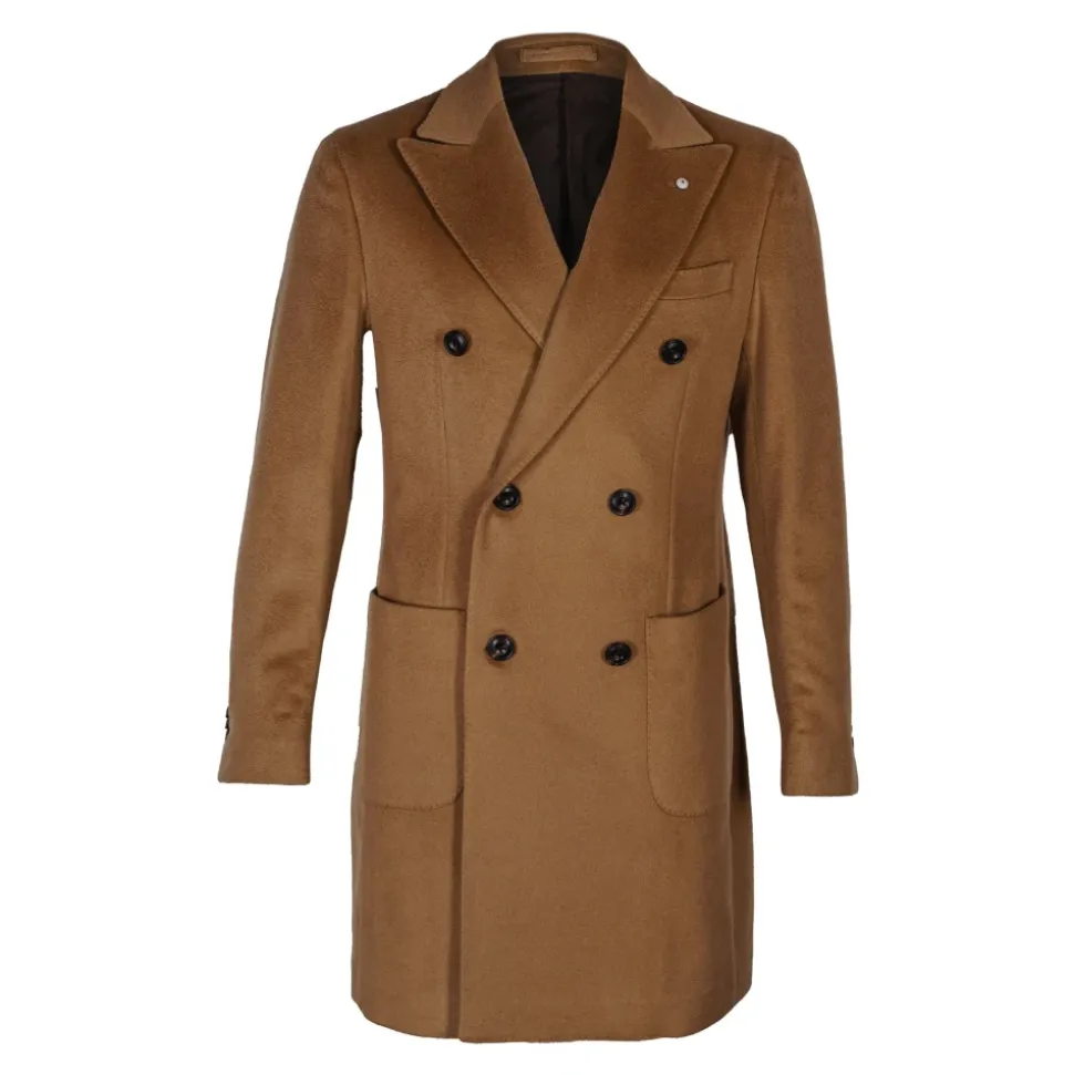 Double-Breasted Cashmere Coat