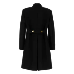 Double-Breasted Coat in Double Wool