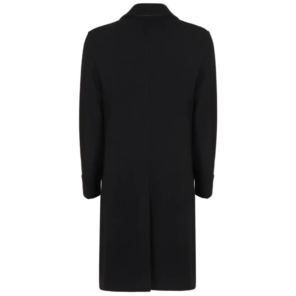 Double-breasted Coat in Mixed Wool