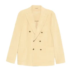 Double-breasted Corduroy Blazer