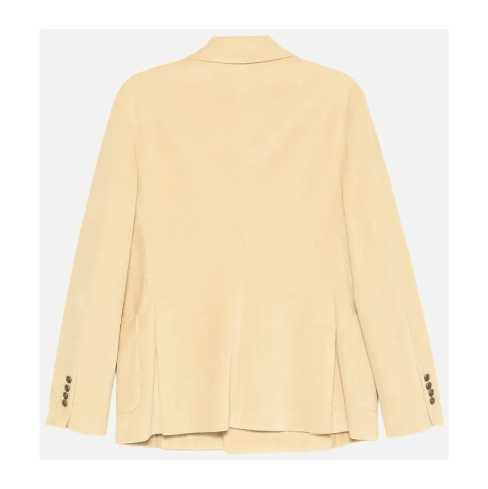 Double-breasted Corduroy Blazer