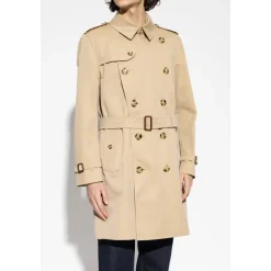 Double-breasted Kensington Trench Coat with Belt