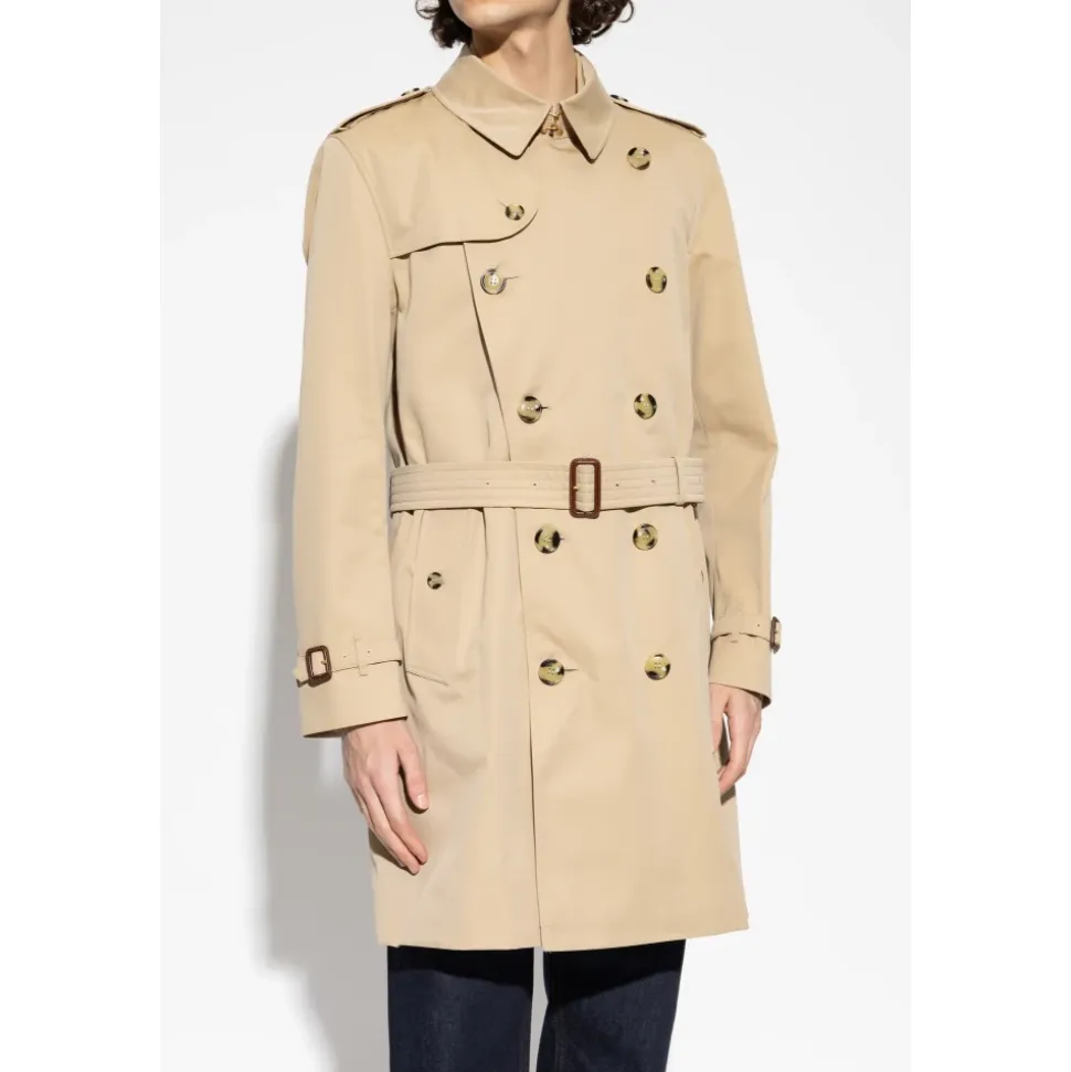 Double-breasted Kensington Trench Coat with Belt
