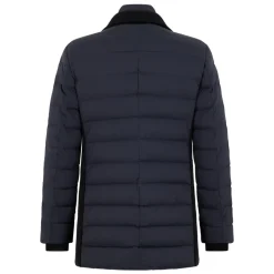 Double-Breasted Padded-Sleeve Jacket