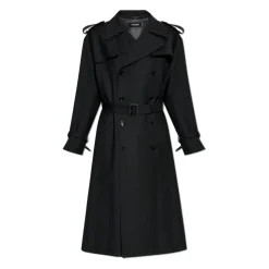 Double-breasted trench coat