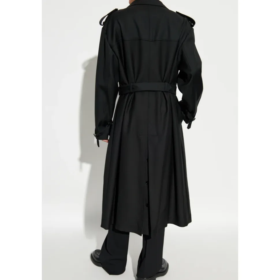 Double-breasted trench coat
