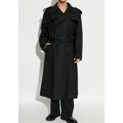 Double-breasted trench coat