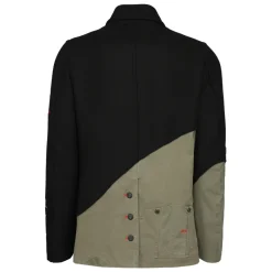 Double-Breasted Wool Blend Coat