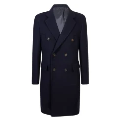 Double-Breasted Wool Cashmere Coat