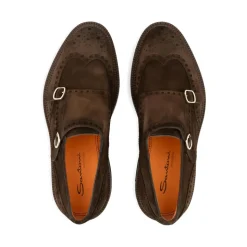 Double-Buckle Brogue Shoe