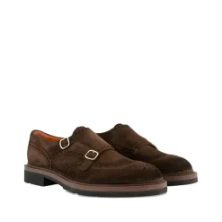Double-Buckle Brogue Shoe