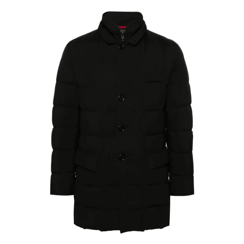 Double-front down jacket