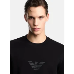Double-jersey Sweatshirt with Logo Print