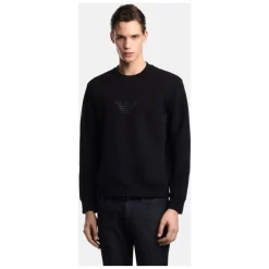Double-jersey Sweatshirt with Logo Print
