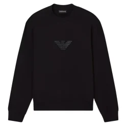Double-jersey Sweatshirt with Logo Print