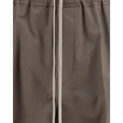 Drawstring Waist Straight Trousers