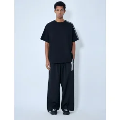 Drawstring Wide-Leg Pants
