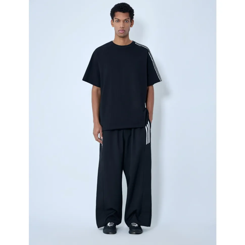 Drawstring Wide-Leg Pants