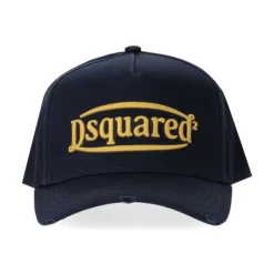 DSQUARED2 BLUE LOGO BASEBALL CAP