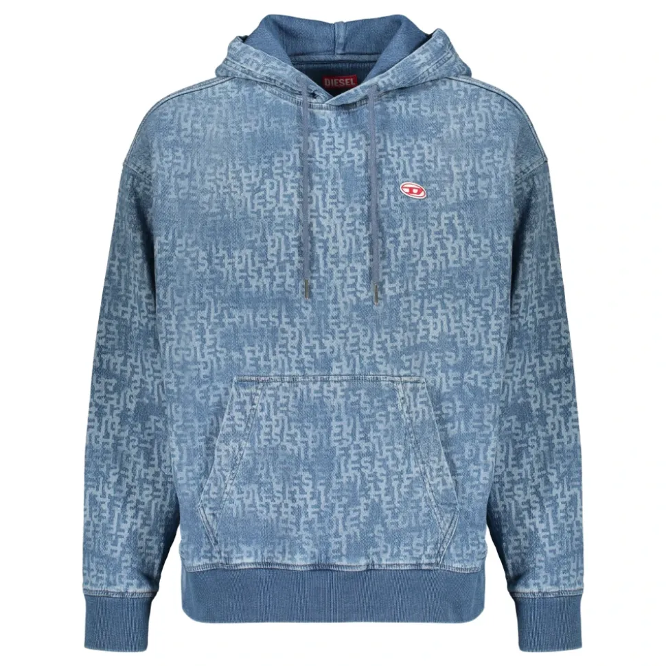 D-Um-Rib Track Denim Hoodie