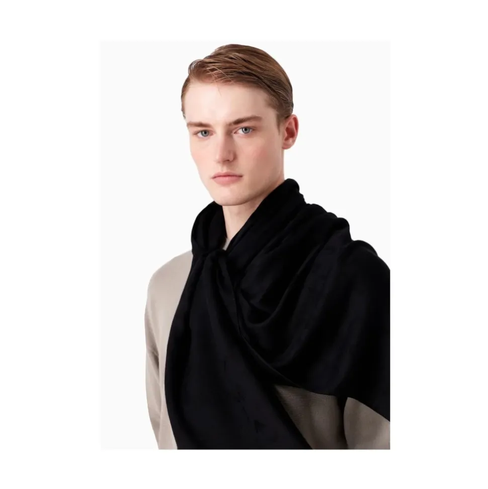 Eagle Jacquard Modal Viscose Scarf