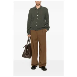 Elasticated Wool Trousers