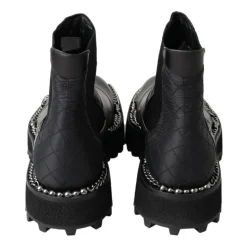 Elegant Black Ankle Stretch Boots