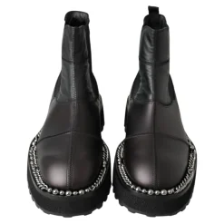 Elegant Black Ankle Stretch Boots