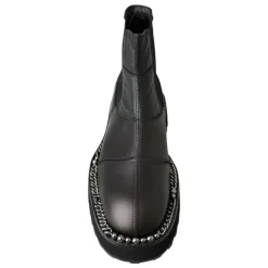 Elegant Black Ankle Stretch Boots