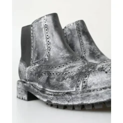 Elegant Black Faded Chelsea Ankle Boots