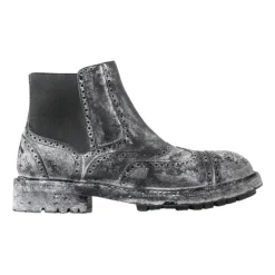 Elegant Black Faded Chelsea Ankle Boots