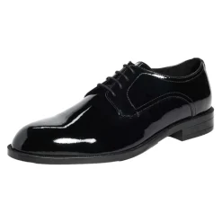 Elegant Black Leather Derby Shoes