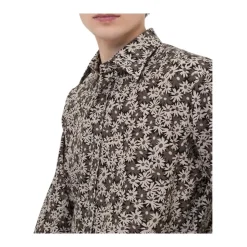 Elegant Floral Long Sleeve Shirt