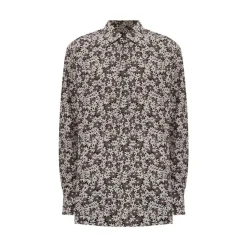 Elegant Floral Long Sleeve Shirt