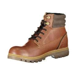 Elegant Lace-up Boots with Contrast Details