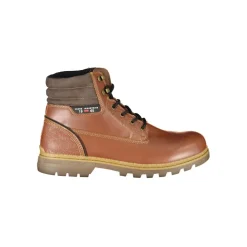 Elegant Lace-up Boots with Contrast Details