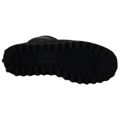 Elegant Mid-Calf Boots in Black Polyester